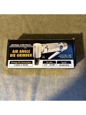 Central Pneumatic 1/4" Air Angle Die Grinder #32046